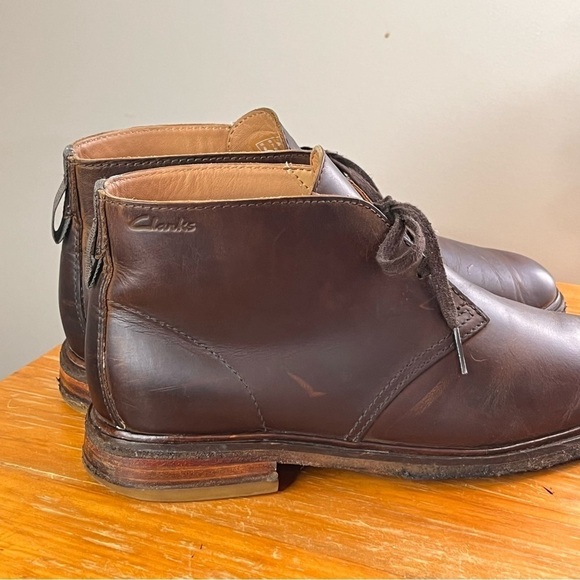 Clarks Men’s Clarkdale DBT Leather Desert Boot - Picture 7 of 16